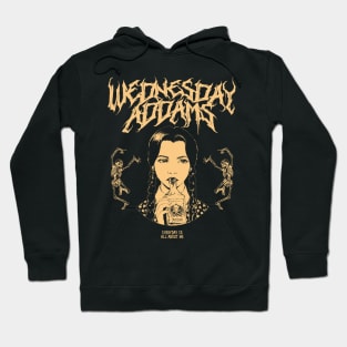 Wednesday Addams Metal Hoodie